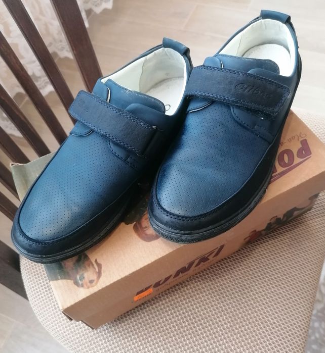 Официални детски кожени обувки 35 номер