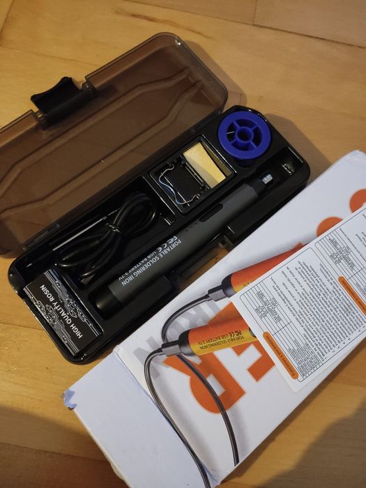 Kit lipit mini portabil tip creion baterie reincarcabila usb