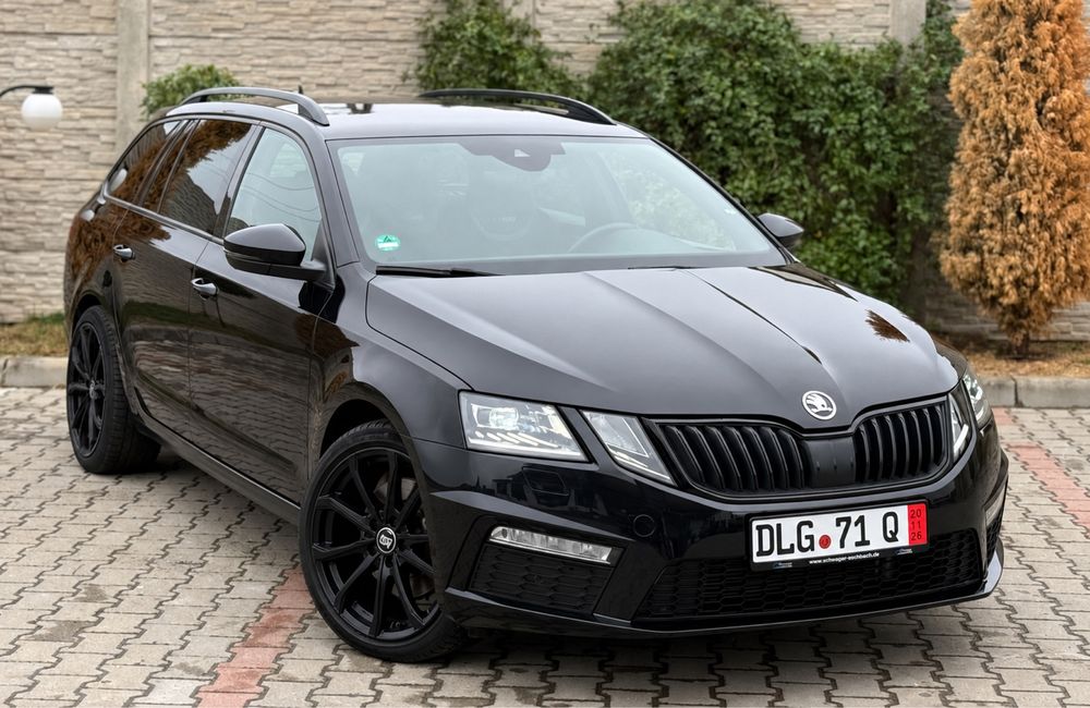 Skoda Octavia vRS 2019/08 , 2.0 TDI 184 CP , Euro 6, 2 propietari de nouă ,automat DSG, Lane Assist, side Assist , full led , TOP !