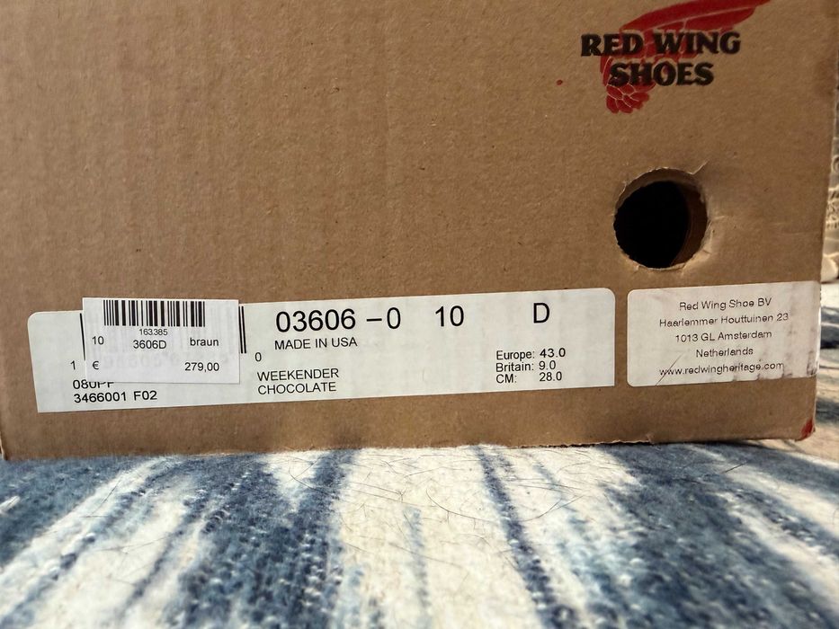 Новые туфли Red Wing Shoes Weekender (Оригинал, США)