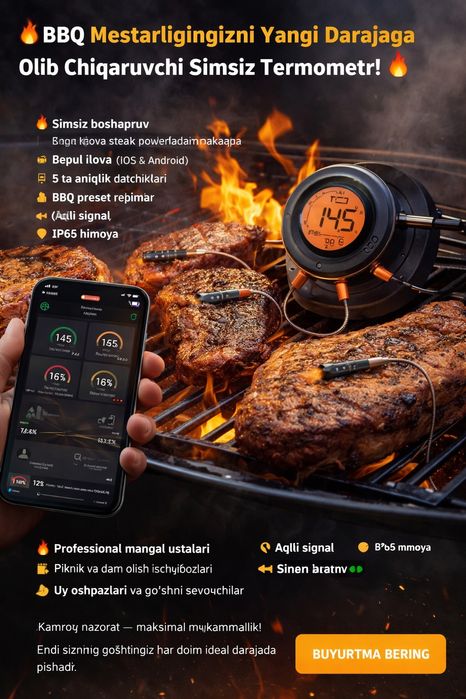 BBQ termometer datchik sotiladi