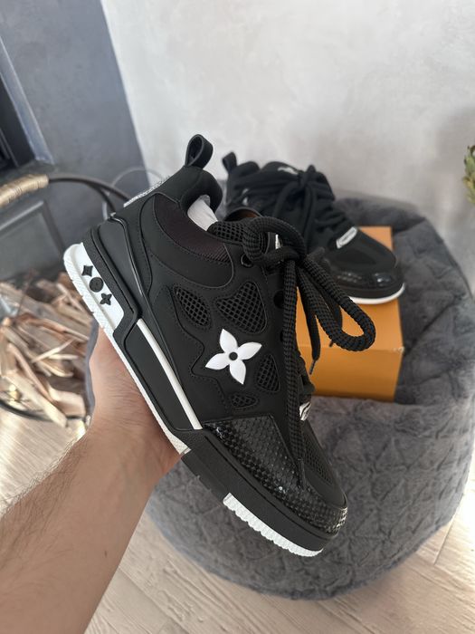 Louis Vuitton LV Skate Sneakers Black White