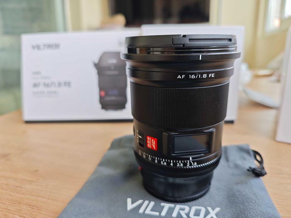 Viltrox AF 16mm f/1.8 FE за Sony E-mount (Пълен комплект, без забележки)