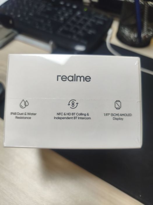 Смарт часовник Realme Watch 5, GPS, SPO2, пулсомер, микрофон, AMOLED