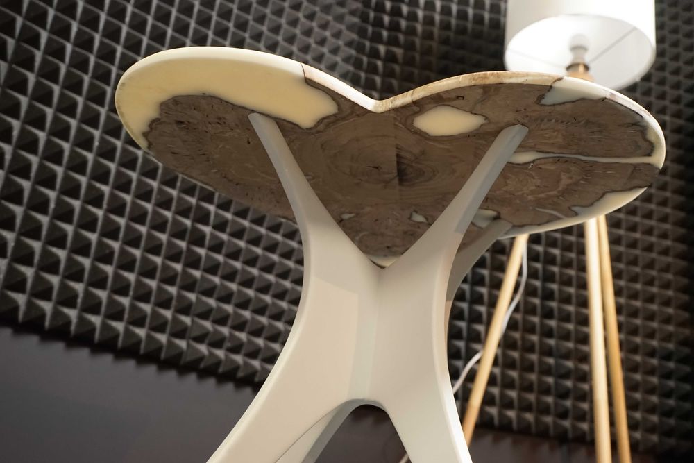 Маса масив, плот маслина смола, крака евкалипт