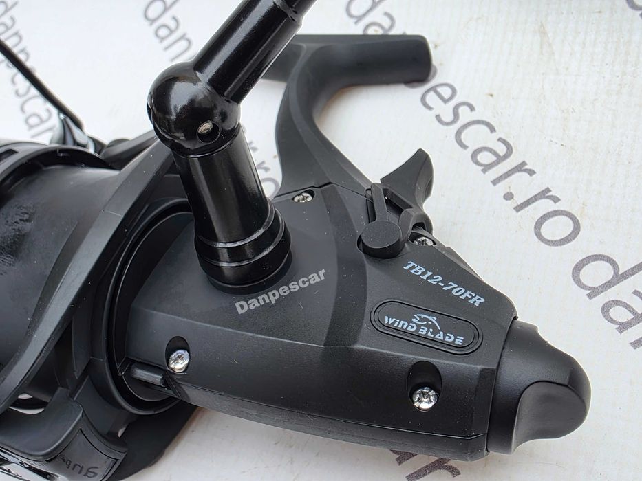 SET 4 Mulinete Windblade TB12 70FR 8 rulmenti cu BAITRUNNER 0,32-400m