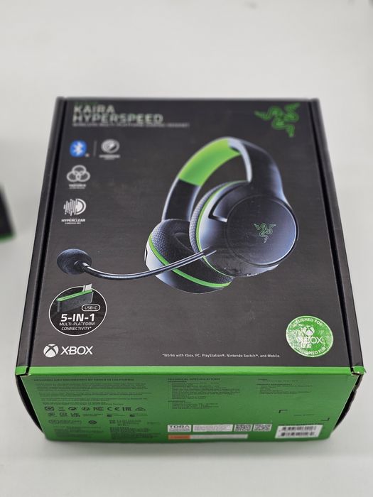 Casti Razer Kaira HyperSpeed Gaming Wireless Negru