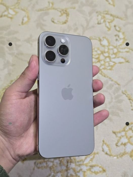 Iphone 15 pro max 512 gb. 2025 fevralgaca garantiyasi bor 95%yomkis