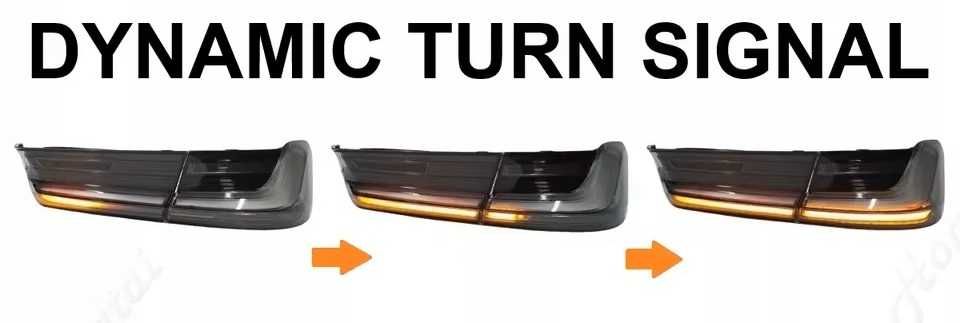 Stopuri OLED BMW G20 / G80 – Clear tails, Semnalizare Dinamică, Smoked