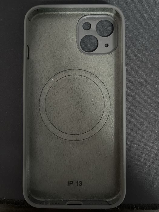 Husă iPhone 13 Mag-Safe Silicon Gri