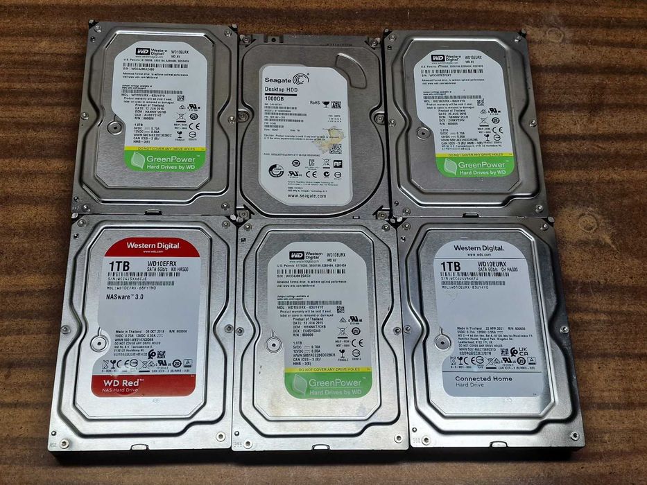 1TB DVR камери 1000GB хард диск за видеонаблюдение DVR или PC тествани