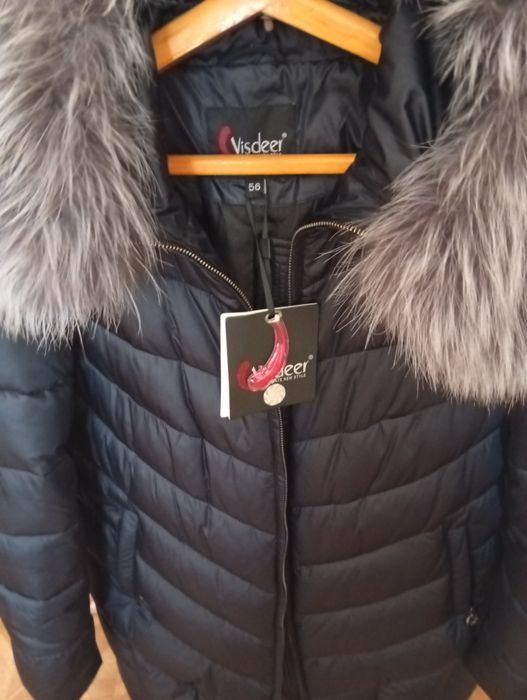 Пуховик новый. Размер 54-56