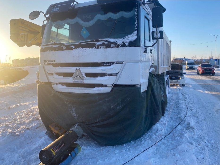 Отогрев авто фур, камаз