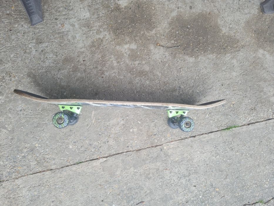 Skateboard OXELO 500 Wolf, Green, Black