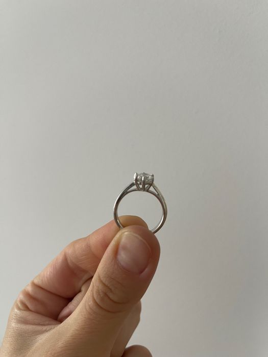 Inel de argint 925 cu cerconiu mărimea 18