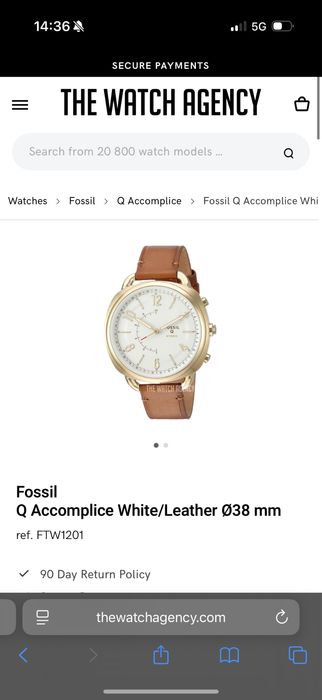 Fossil Hybrid FTW1201 дамски