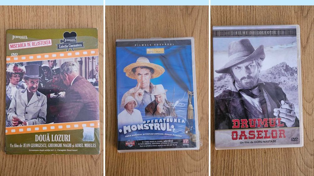 Filme romanesti de colectie (originale, sigilate) DVD
