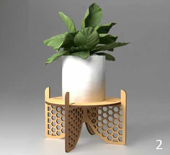 Изработка на дървена поставка за цвея (+гравиране по избор)