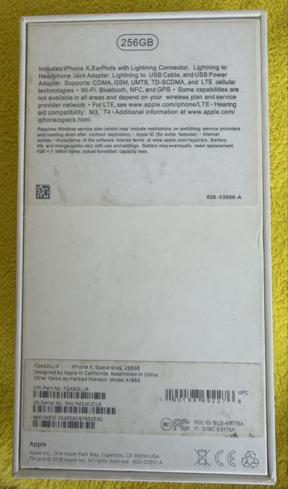iPhone X, 8, 12 pro ва 13 pro оргинал коробкалари
