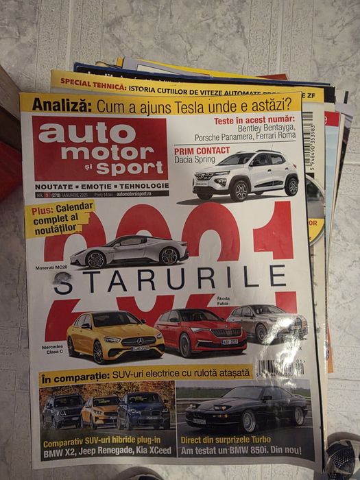 Reviste auto pret per bucata