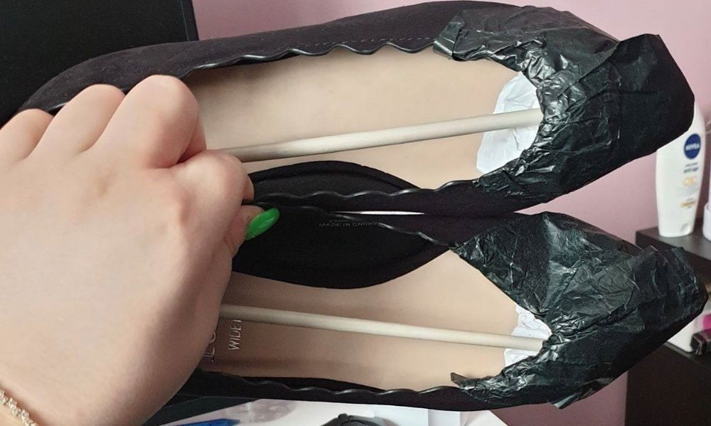 Balerini nou-nouti, negri, Asos