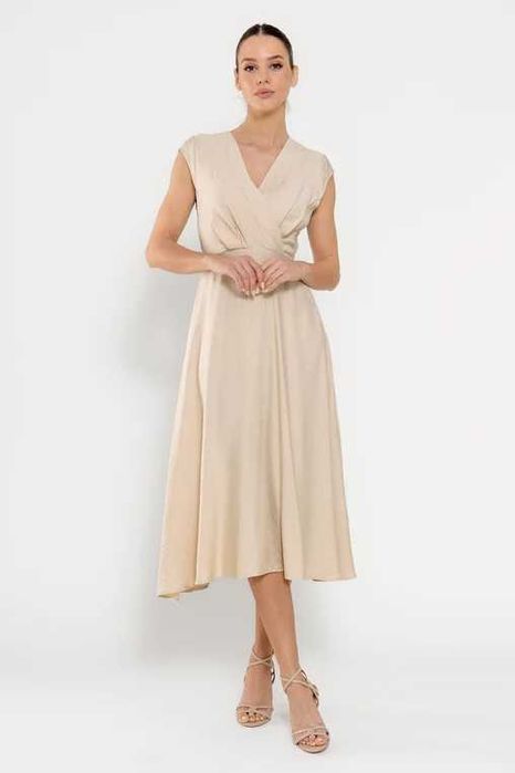 Rochie Caramel - bej marime S