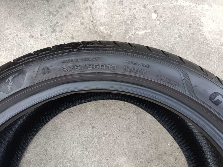 O anvelopa de vara 275 35 19 goodyear asymmetric 3 run flat cu 7,5 mm