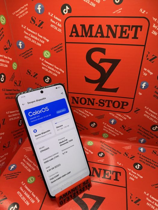 Oppo Reno 11F 5G Amanet SZ Non Stop