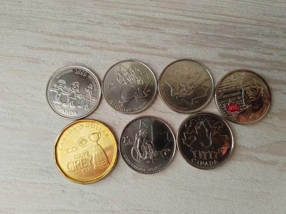 Лот юбилейни монети Канада