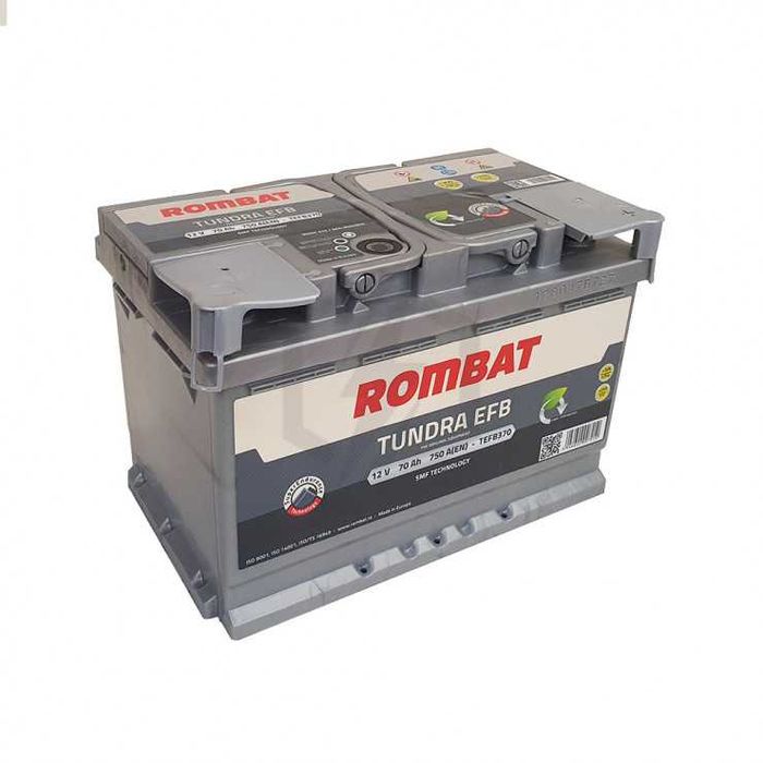Acumulator auto nou ROMBAT Tundra EFB 12V - 70AH 750A