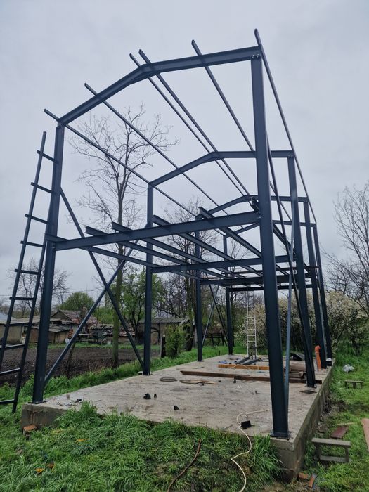 Structuri metalice pentru casa cu etaj locuinta