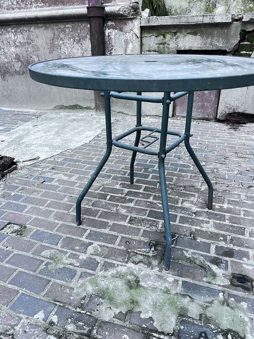 Masa metal sticla Terasa / gradina