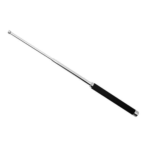 Baston Telescopic, 3 segmente, 64 cm, argintiu, husa, Nou