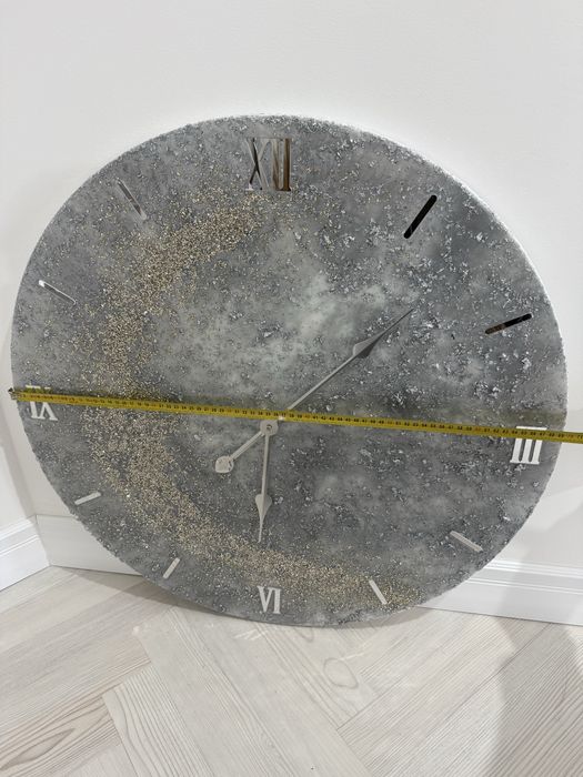 Ceas de perete din ceara epoxidica 70cm