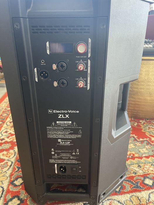 2xElectrovoice ZLX-12P + mixer Soundcraft