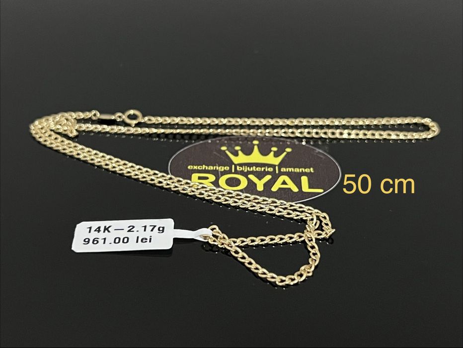 Bijuteria Royal CB : Lant aur 14k 585  2,17 gr