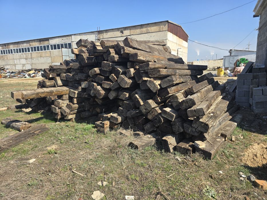 Шпалы б/у для строительства