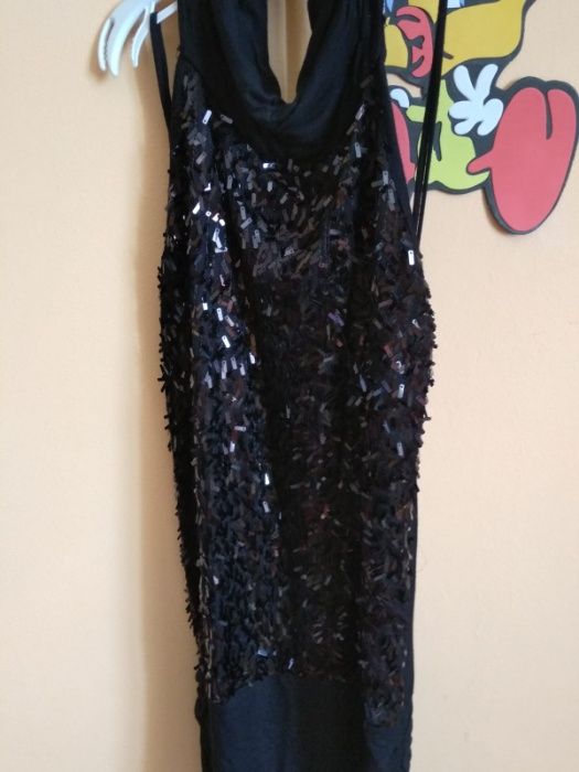 top -tip rochie cu paiete