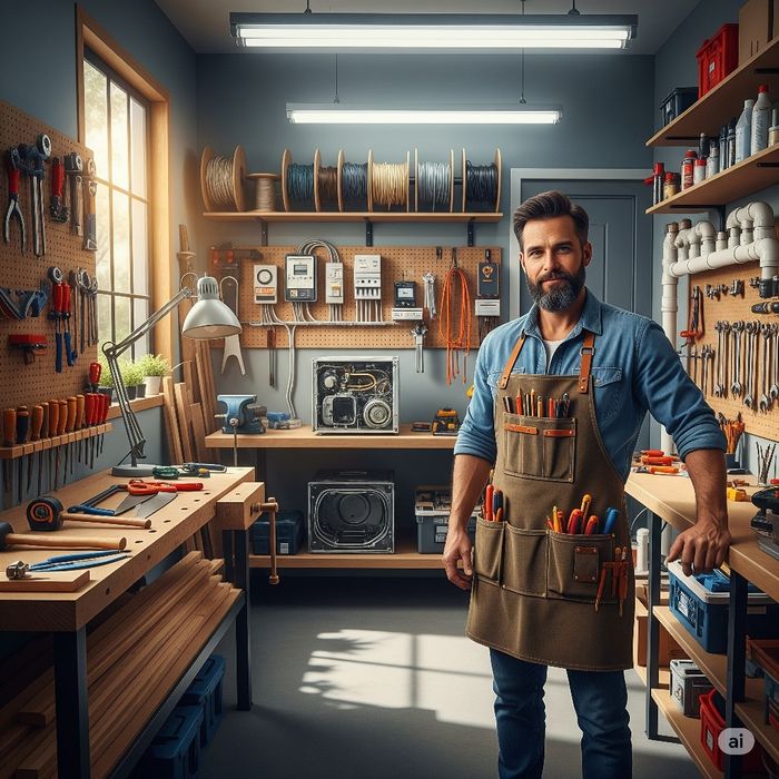 Мастер на все руки. Плотник. Сантехник. Электрик. Мебелщик. Слесарь.