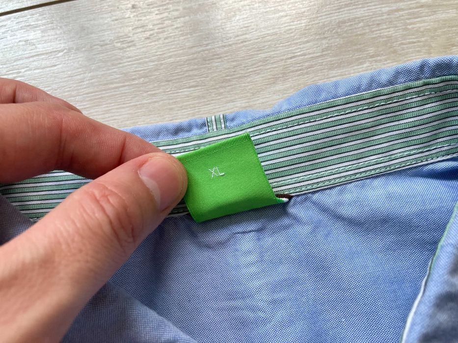 Hugo Boss Green мъжка риза с къс ръкав размер XL