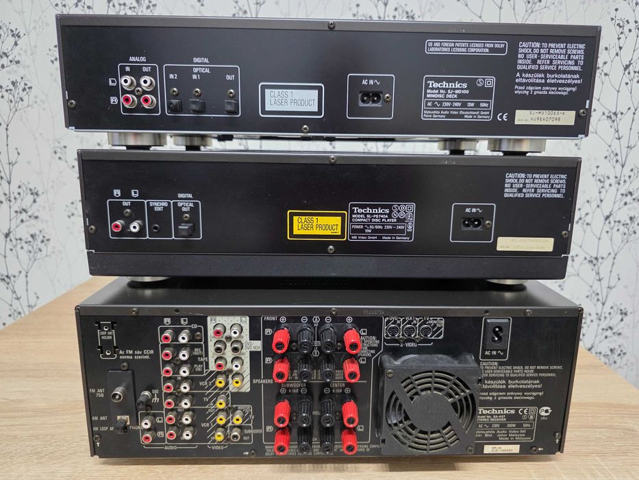 Technics SA-AX7/ Technics SL-PS740A/ Technics SJ-MD100