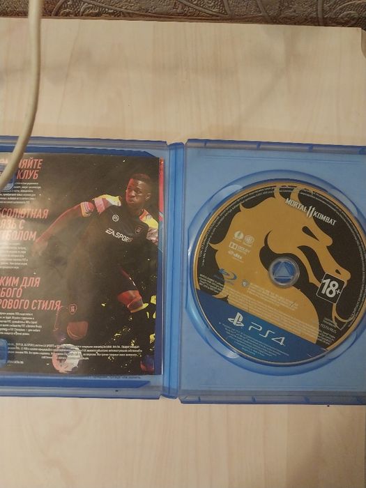 Диски пс 4 фифа 20 и мк 11