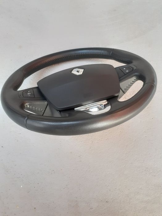 Volan Piele Cu Comenzi Airbag Complet Renault Megane 3 Scenic Fluence