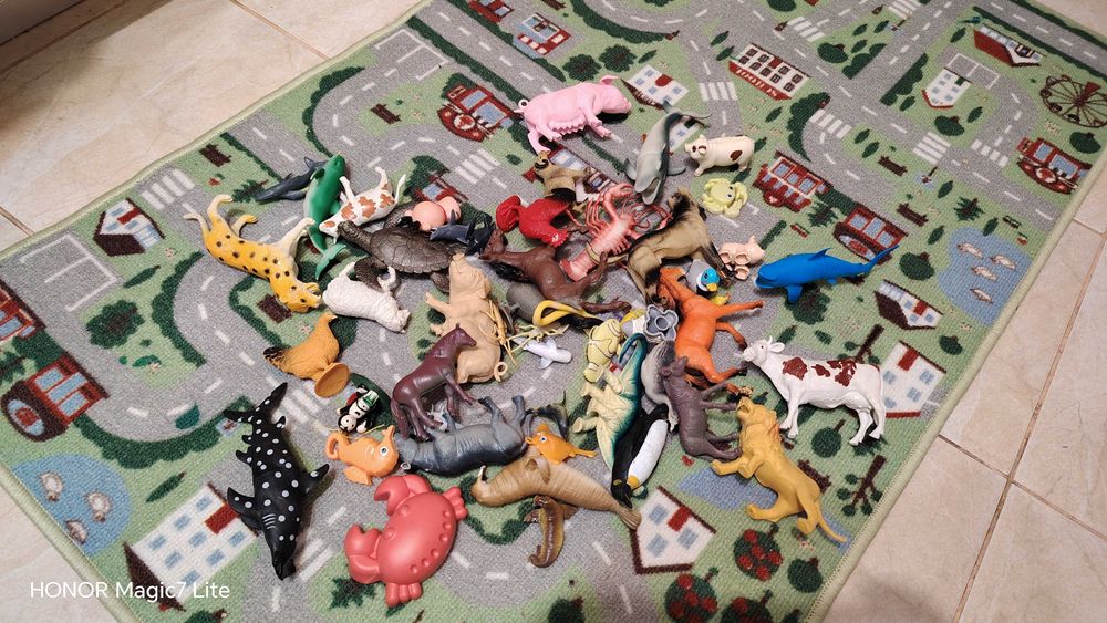 Lot figurine animale salbatice, domestice, marine