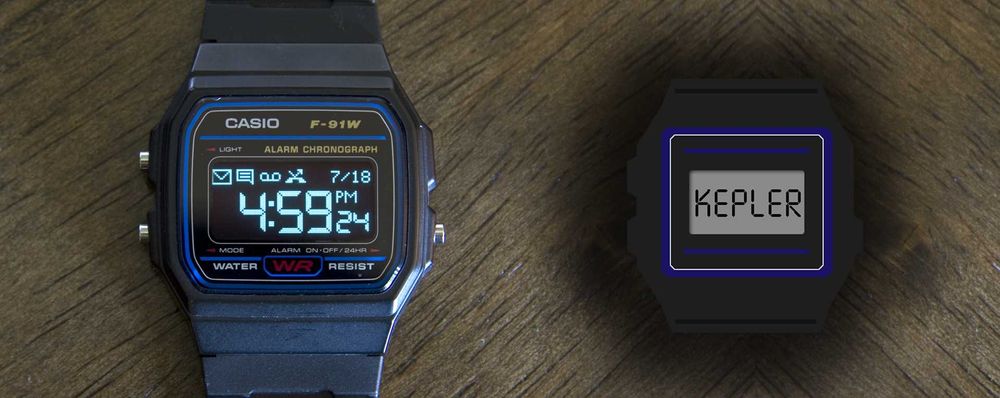 casio f91w  кастом статистикой ходьбы
