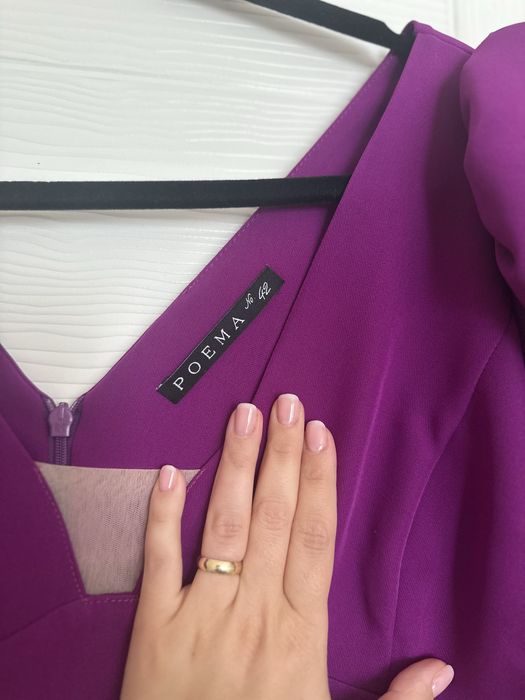 Rochie lunga mov  POEMA