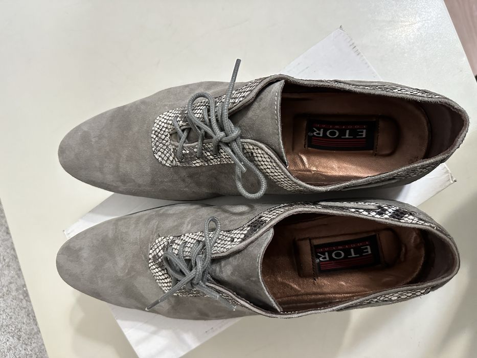 Туфли мужские замшевые