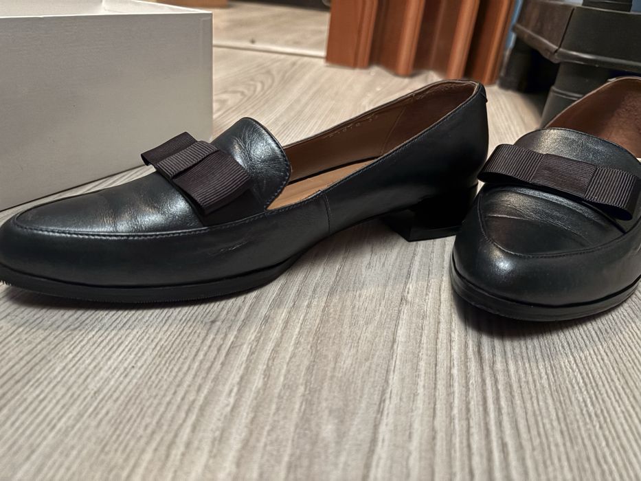 Pantofi loafers piele