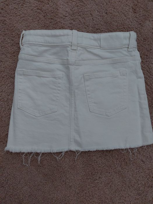 Costum fete Mango fusta blug bluza panza