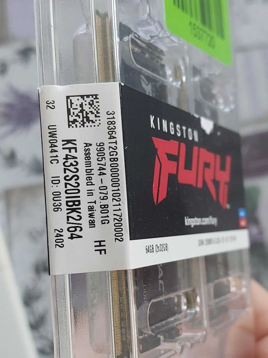 64GB DDR4 3200Mhz CL20 - HyperX Impact (SO-DIMM, за лаптоп) - НОВИ !